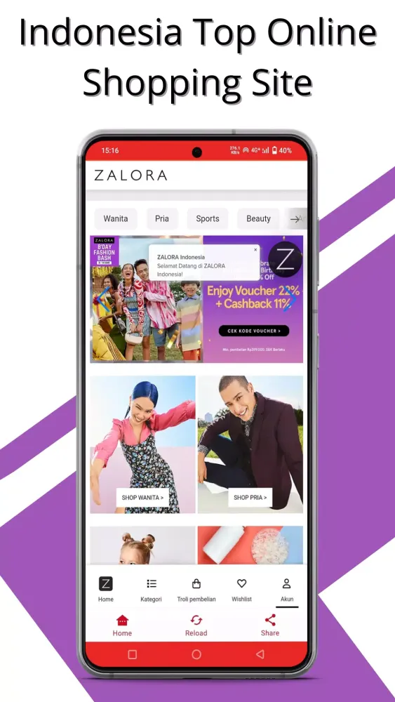 Online Indonesia Shopping Apps应用截图