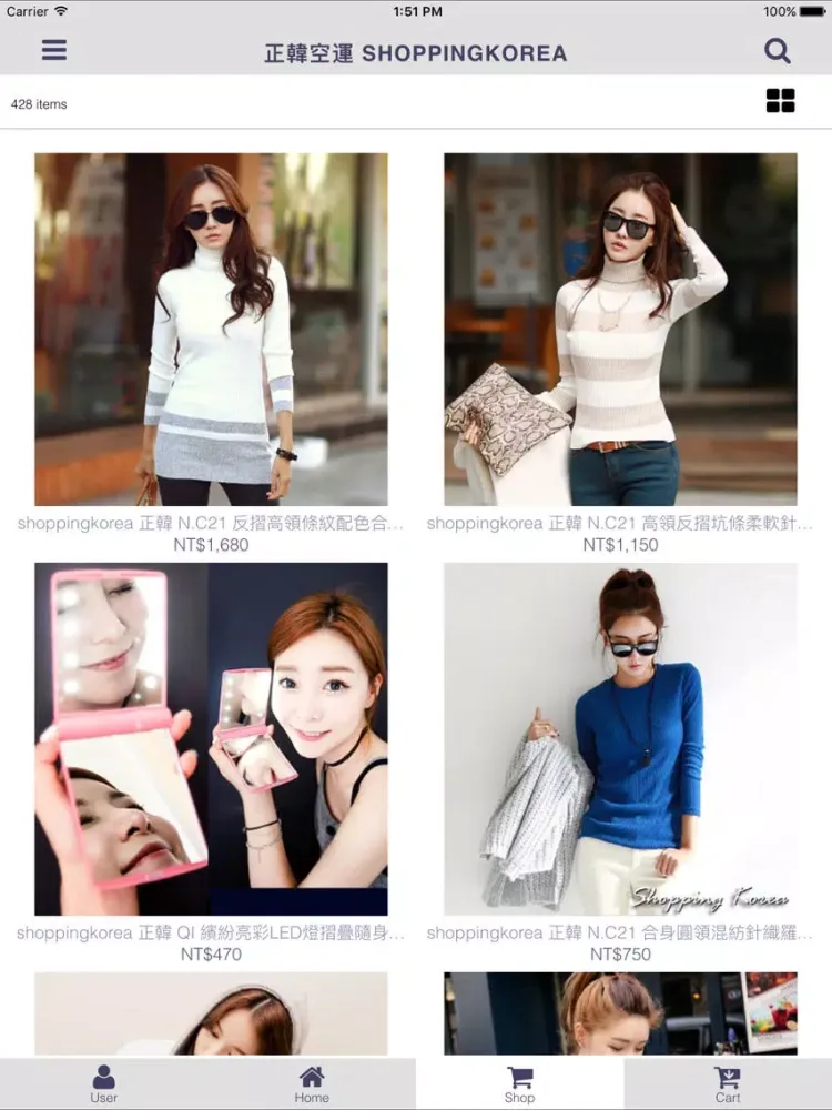 ShoppingKorea正韓服飾 iPad  Screenshots