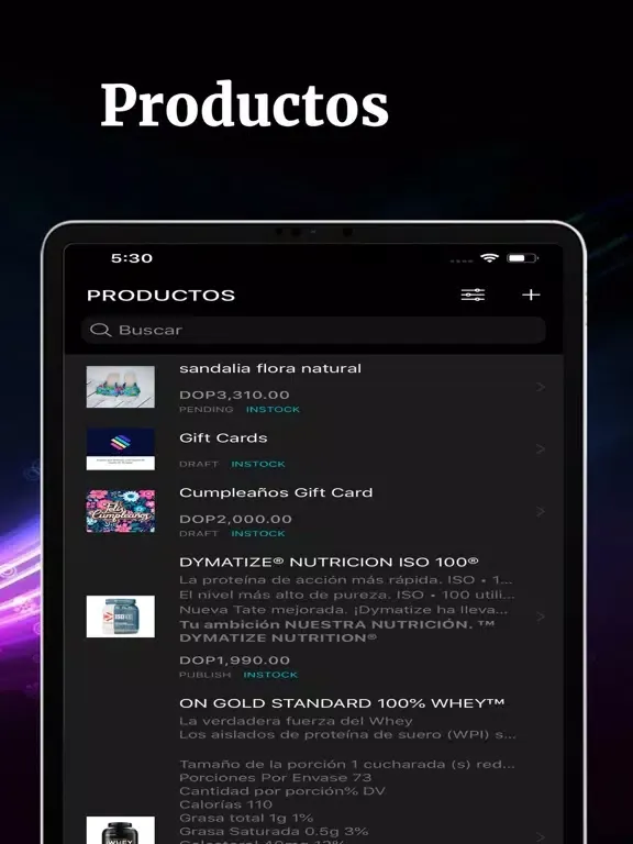 تصاویر Shoppy Vendor iPad 