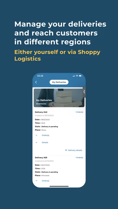 Shoppy MarketSpace Vendor سکرین شاٹس
