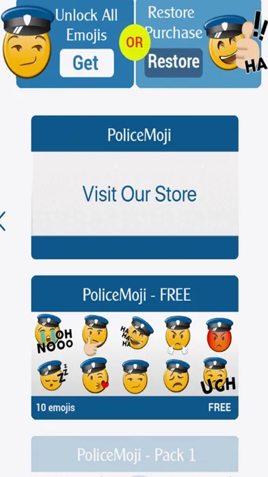 Zrzuty ekranu PoliceMoji Police App