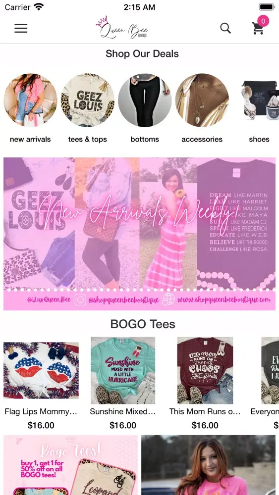 Queen Bee Boutique AL应用截图
