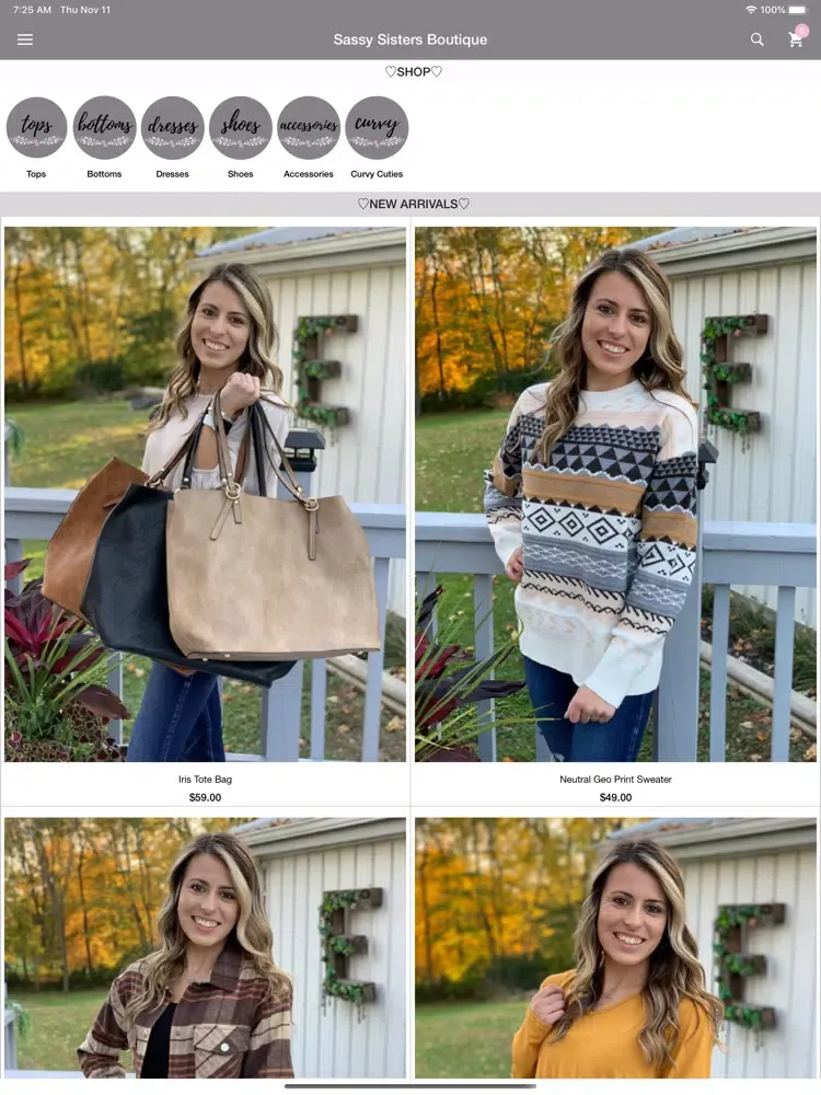 Screenshot di Sassy Sisters Boutique iPad 