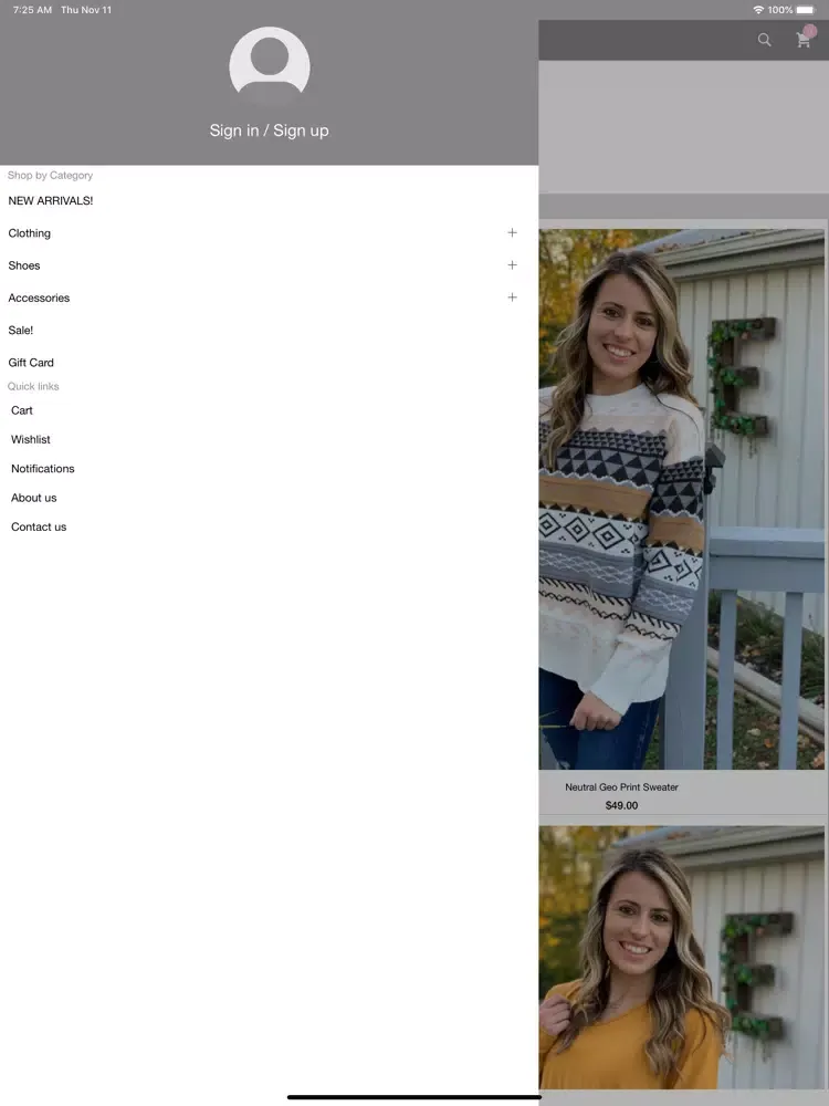 Screenshot di Sassy Sisters Boutique iPad 
