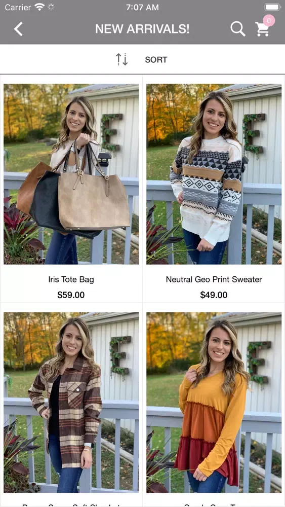 Screenshot di Sassy Sisters Boutique