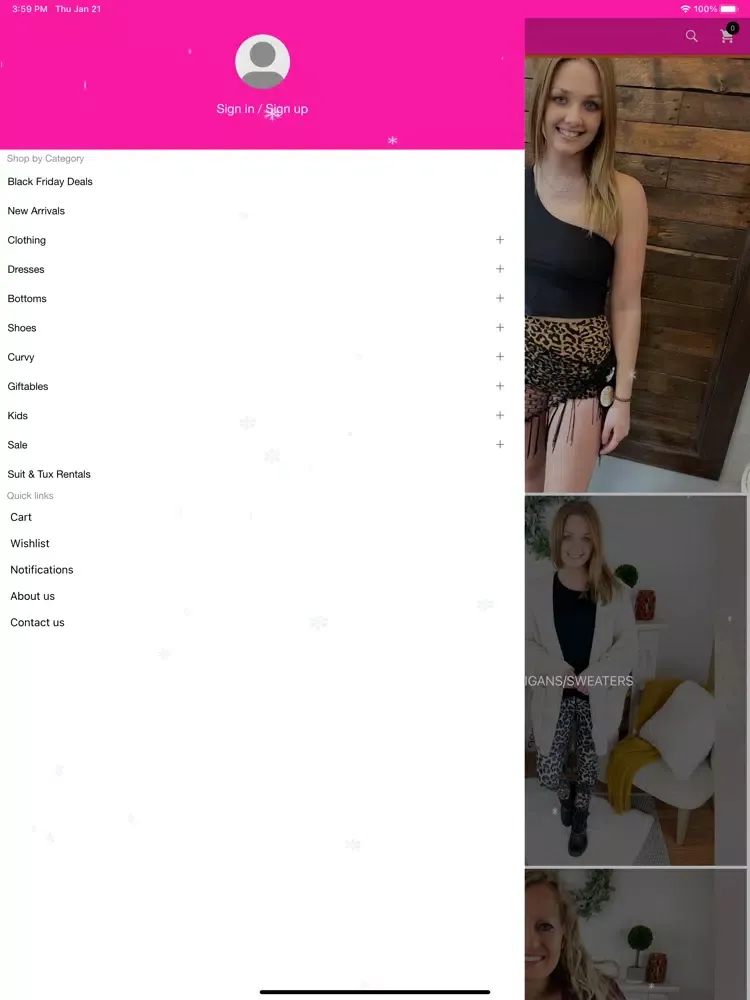 Sparkle and Sass Boutique iPad  Screenshots