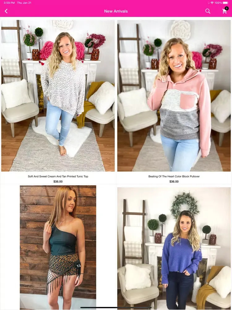 Sparkle and Sass Boutique iPad  Screenshots