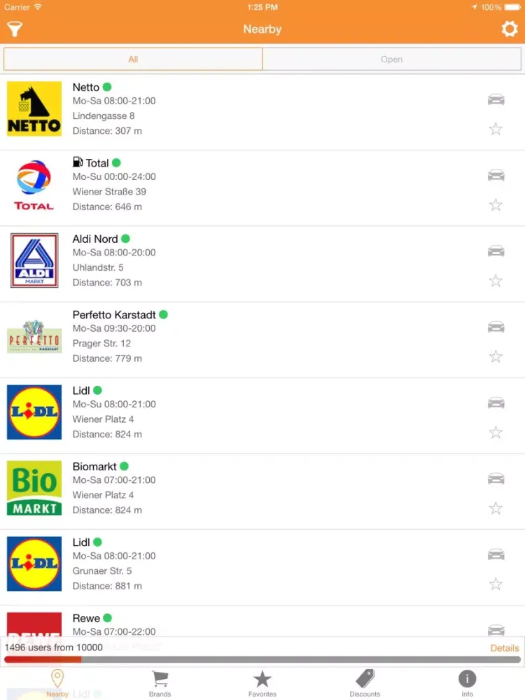 ShopsWithMe iPad  스크린샷