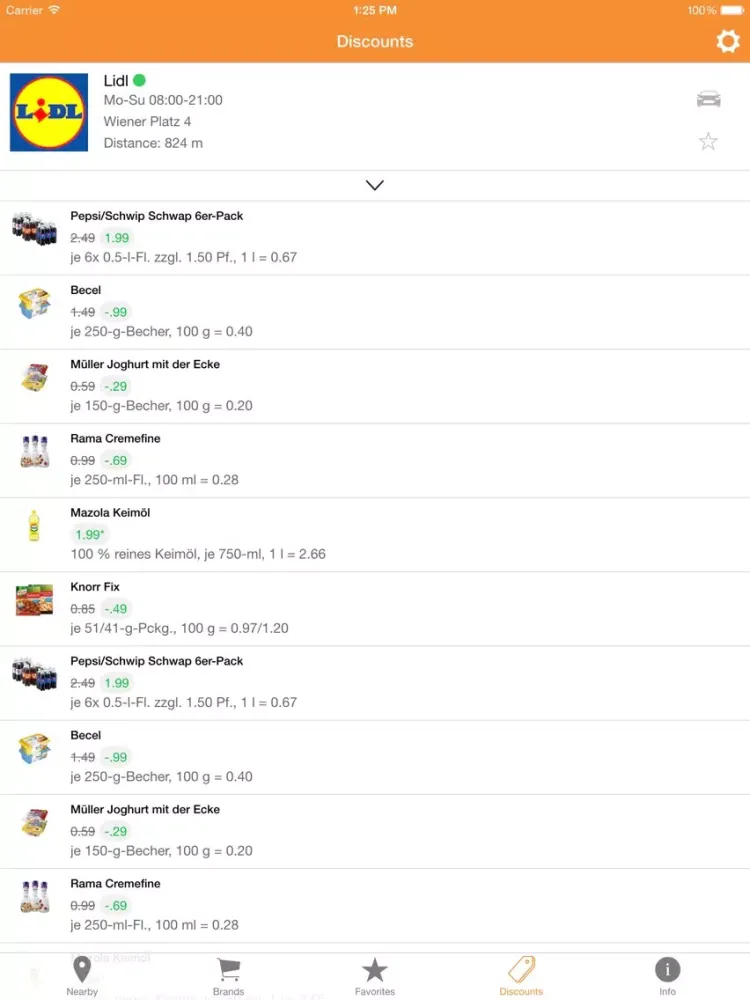 ShopsWithMe iPad  스크린샷