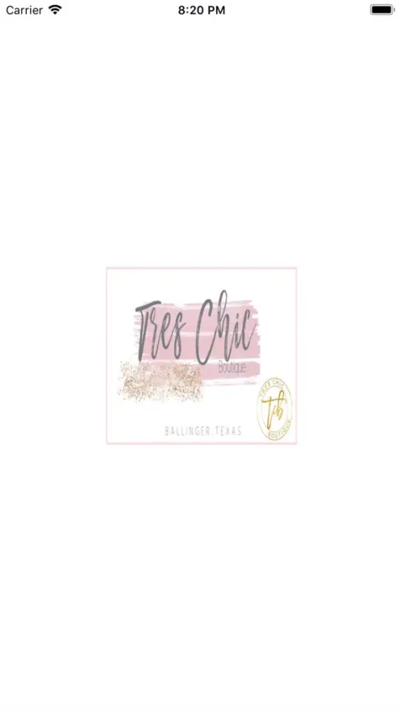 Ảnh chụp màn hình của Shop Tres Chic