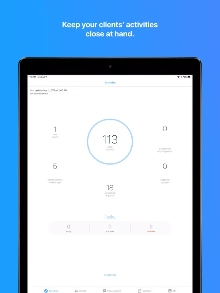 Screenshot di Clientele By SYW iPad 
