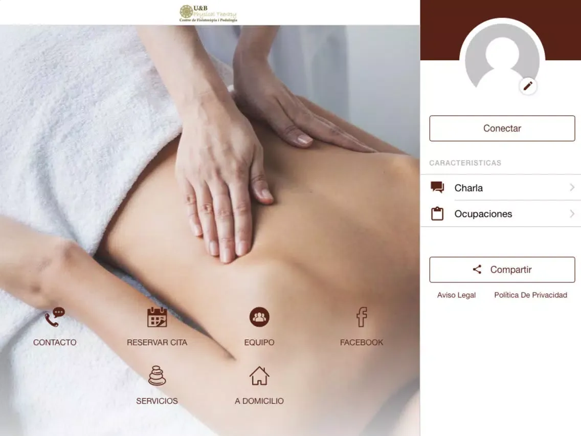 Screenshot di U&B Physical Therapy iPad 