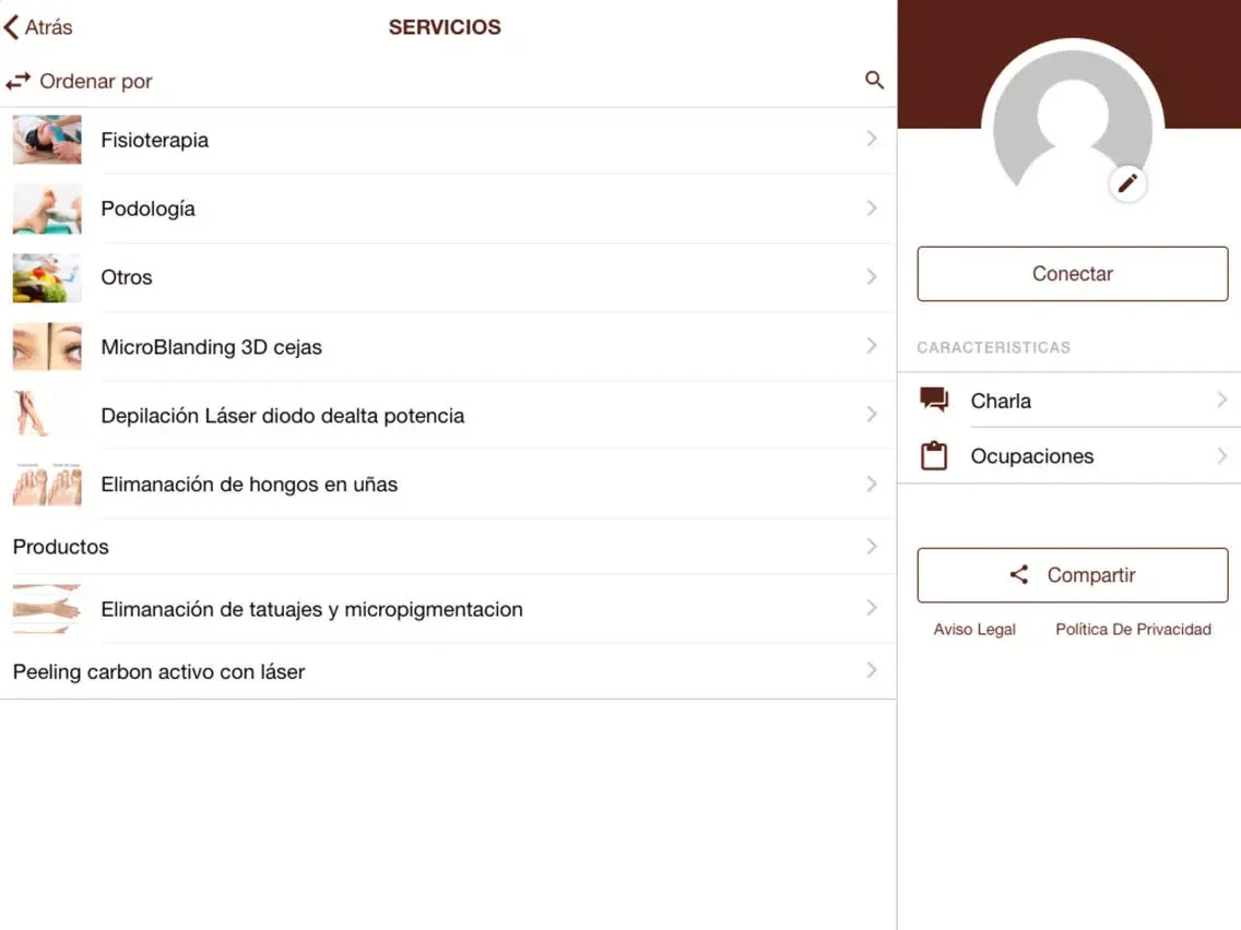 Screenshot di U&B Physical Therapy iPad 
