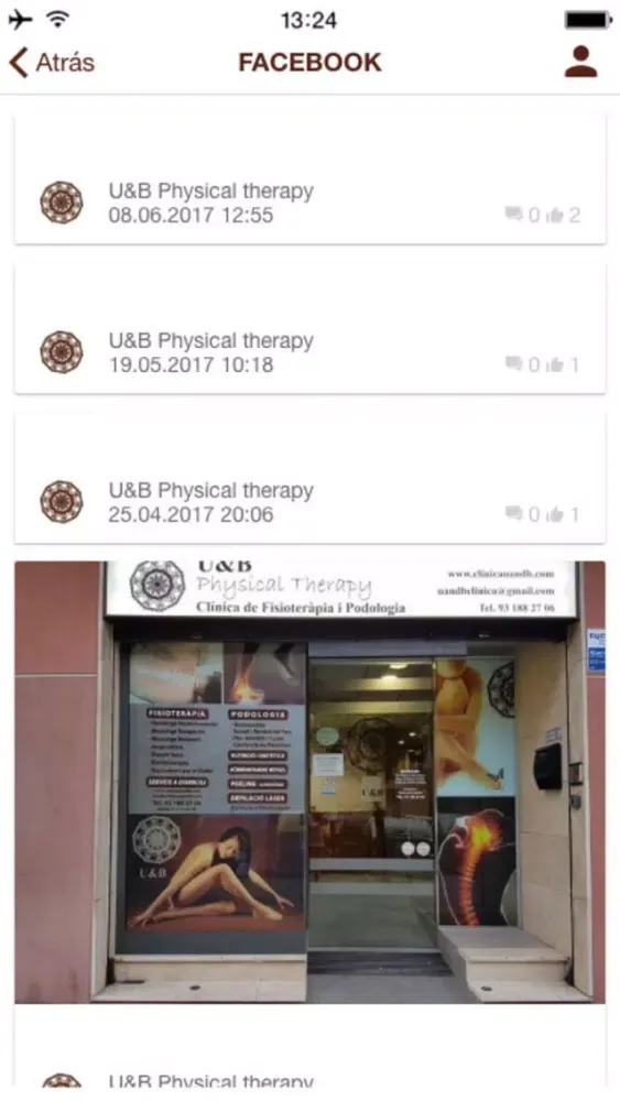 Screenshot di U&B Physical Therapy