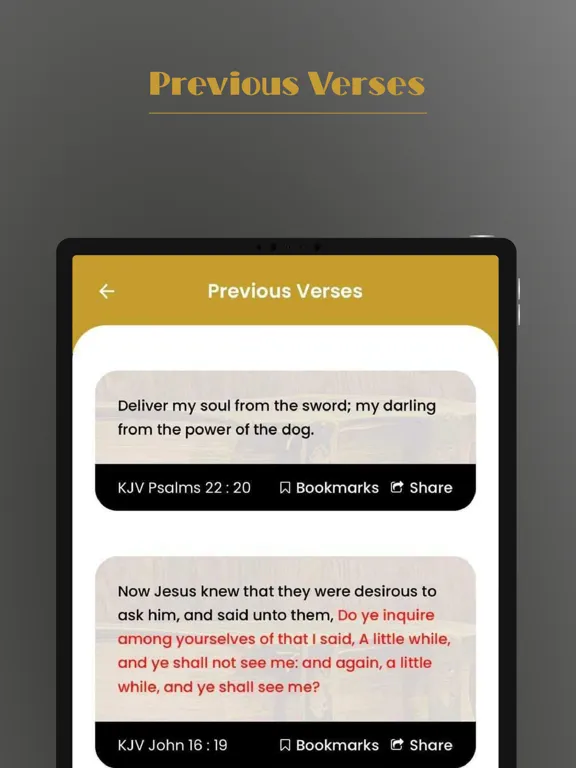 Capturas de tela do The Bible and Book of Mormon iPad 
