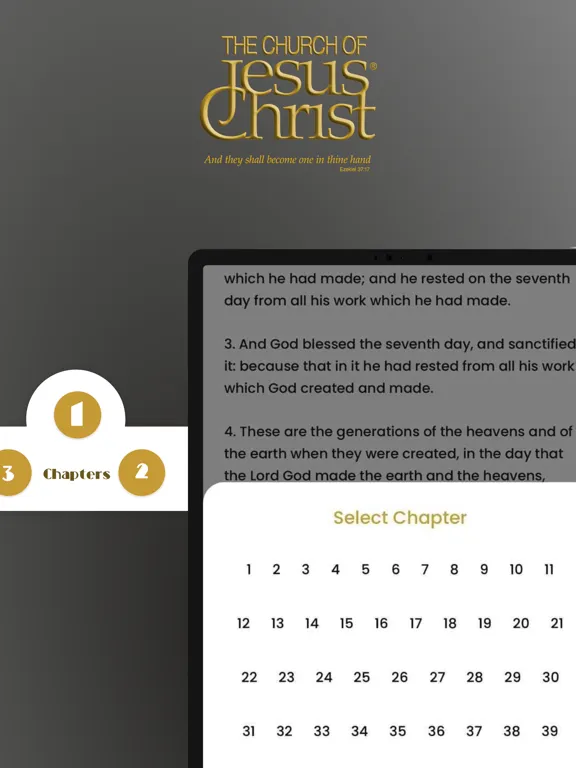 Capturas de tela do The Bible and Book of Mormon iPad 