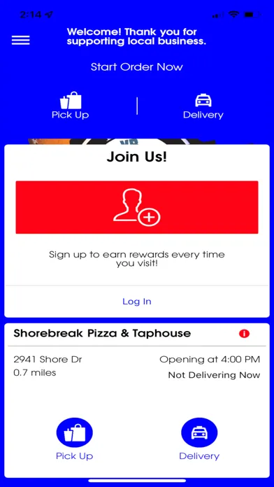 Zrzuty ekranu Shorebreak Pizza & Taphouse