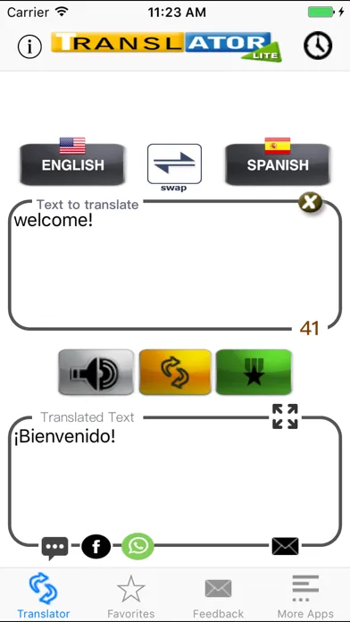 Screenshot di World Translator Lite
