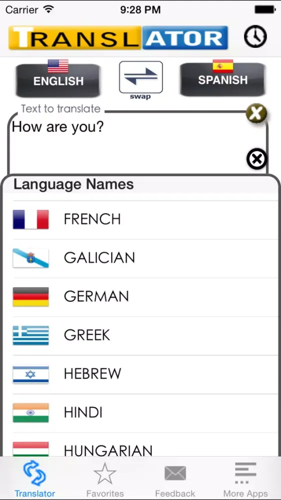 Ảnh chụp màn hình của World Translator Pro