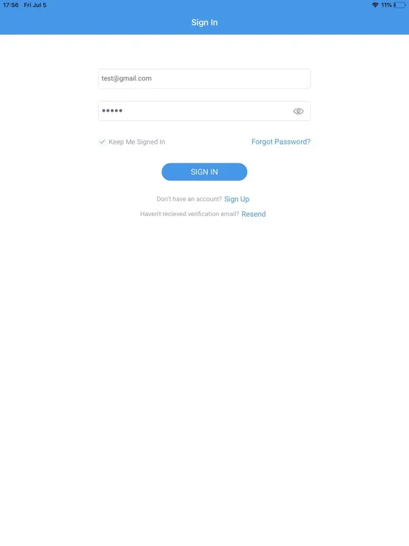 Tangkapan skrin Stride Pocket Portal iPad 