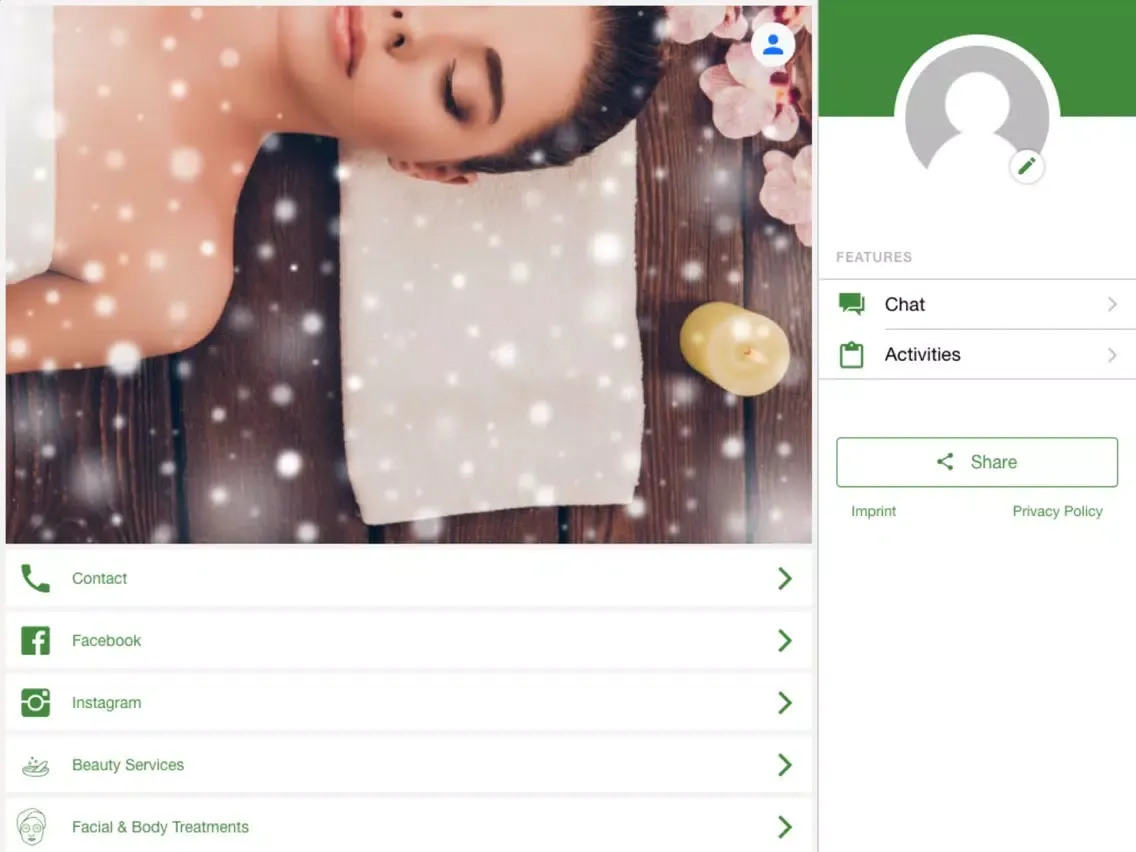 Urban Oasis Spa iPad  Ekran Görüntüleri
