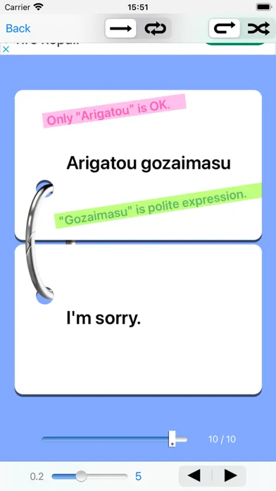 تصاویر Jottable Flash Cards Lite