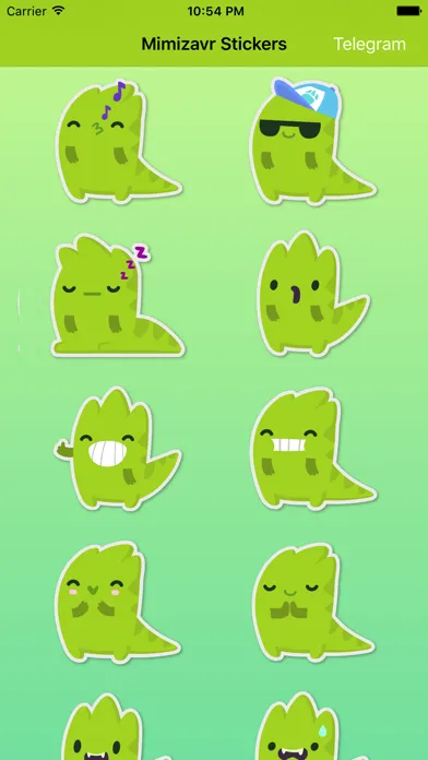 Tangkapan layar Mimizavr Stickers