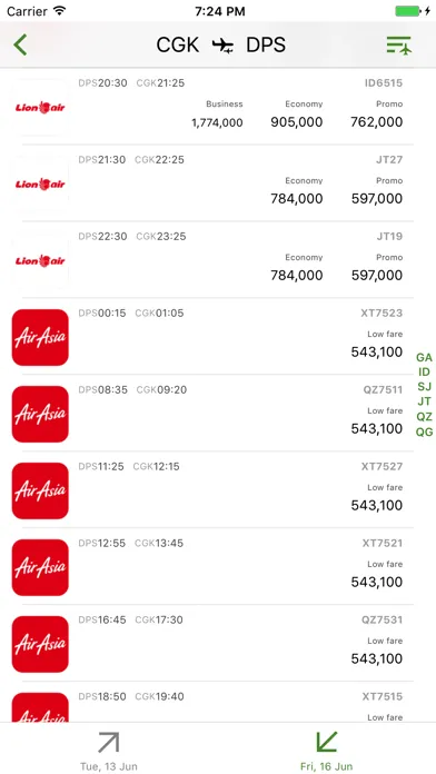 Indonesia Flight+ سکرین شاٹس