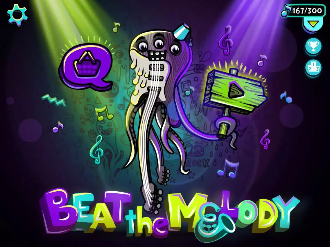 Capturas de tela do Beat the Melody iPad 