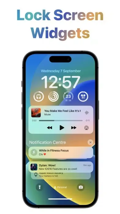 Tangkapan layar LockScreen Widget Theme 16