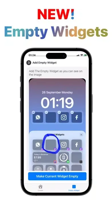 Tangkapan layar LockScreen Widget Theme 16