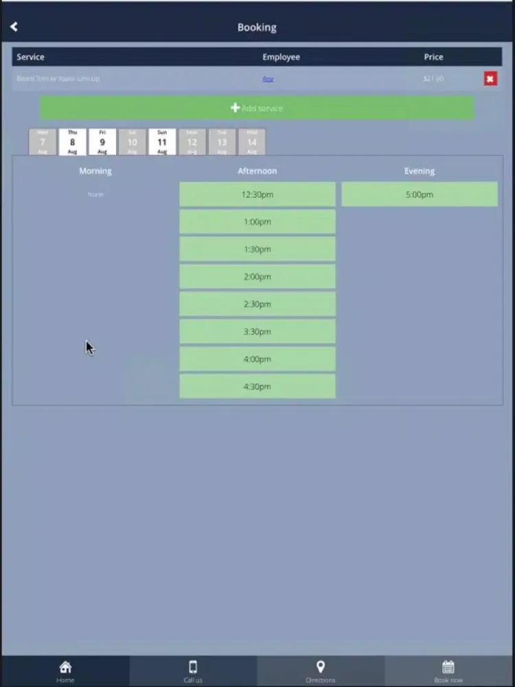 Brightside Barber iPad  스크린샷