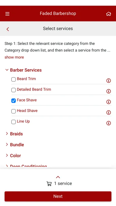 Faded Barbershops應用截圖
