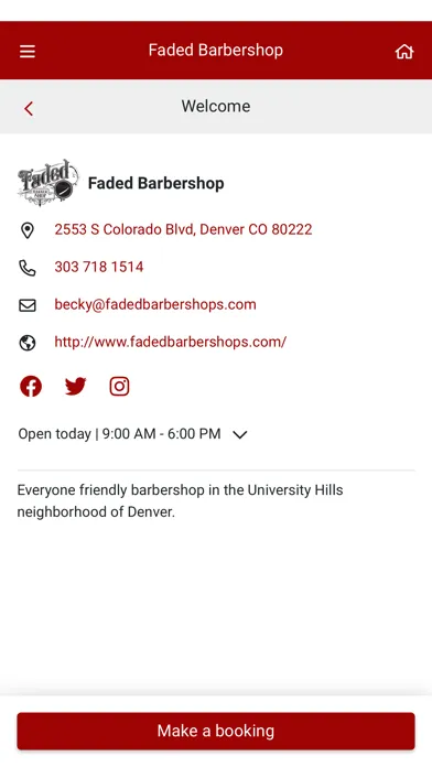 Faded Barbershops應用截圖