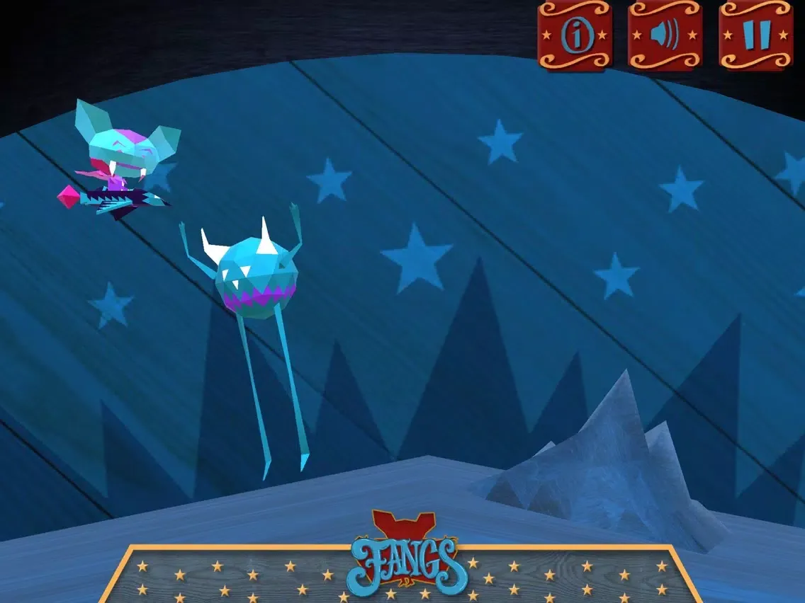 ภาพหน้าจอของ Fangs tap and flap iPad 