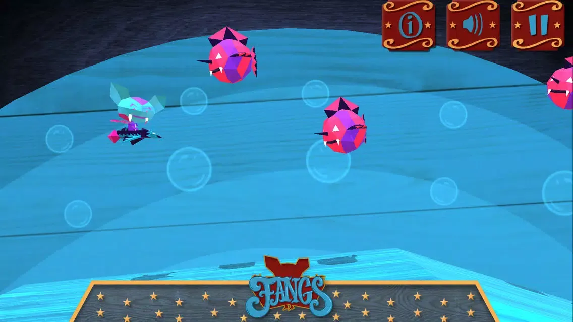 ภาพหน้าจอของ Fangs tap and flap