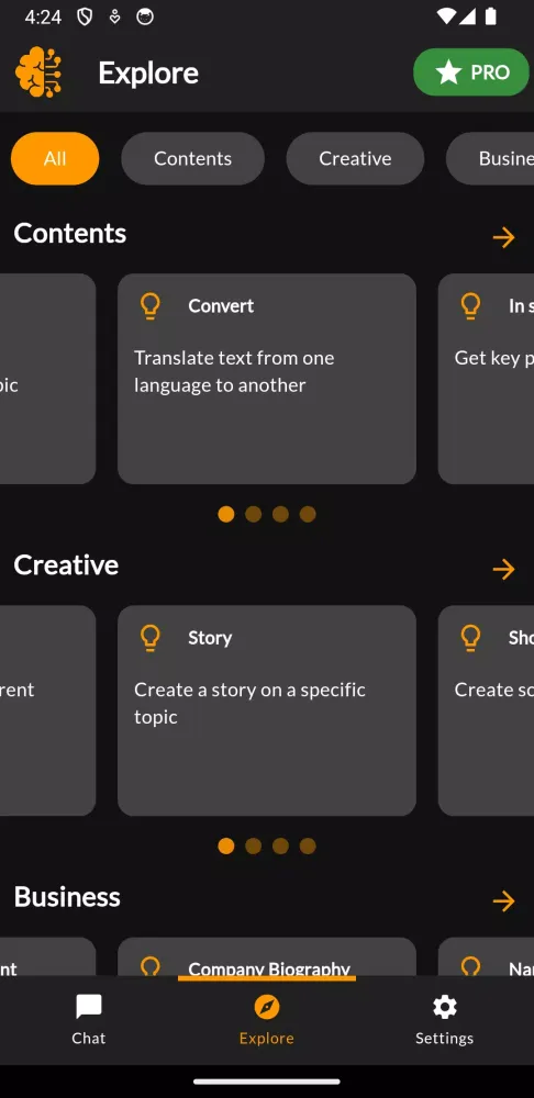 AI Chatbot & Assistant Screenshots