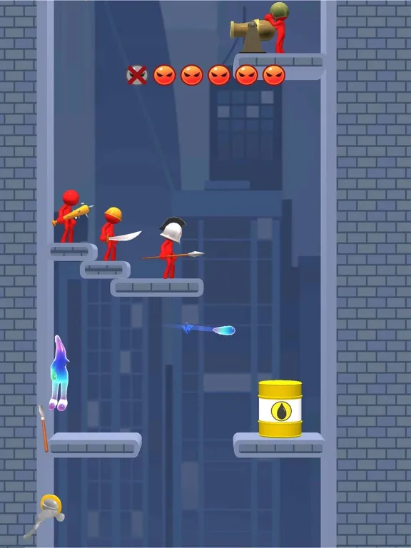 Blob Ninja Fight - Stickman iPad 應用截圖
