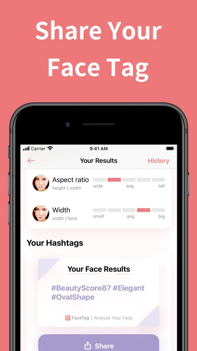FaceTag - Face Ratio Analysis应用截图