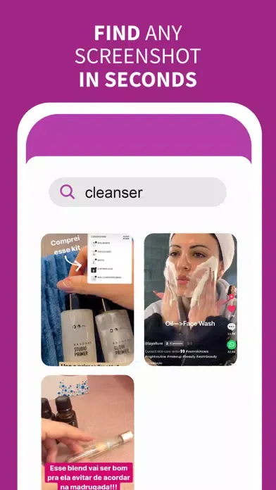 Captures d'écran de Shotfy AI Screenshot Organizer