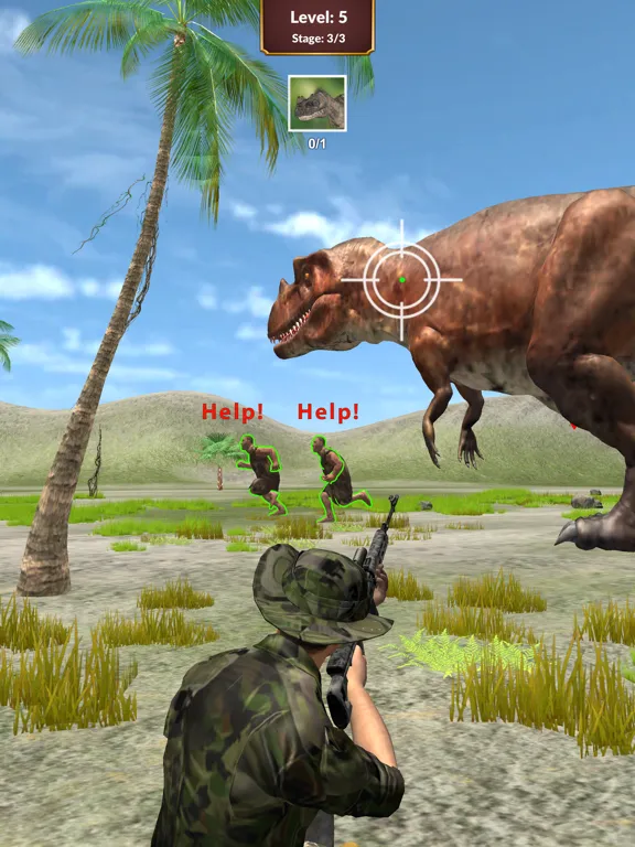 Dino Hunt Animal hunting games iPad  スクリーンショット