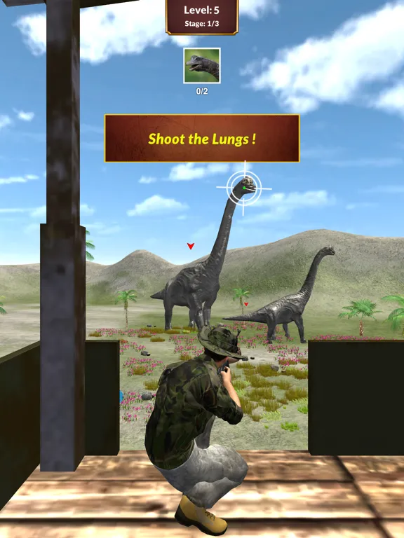 Dino Hunt Animal hunting games iPad  スクリーンショット
