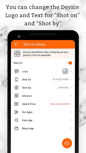 Shot On Stamp Photo Camera Screenshots
