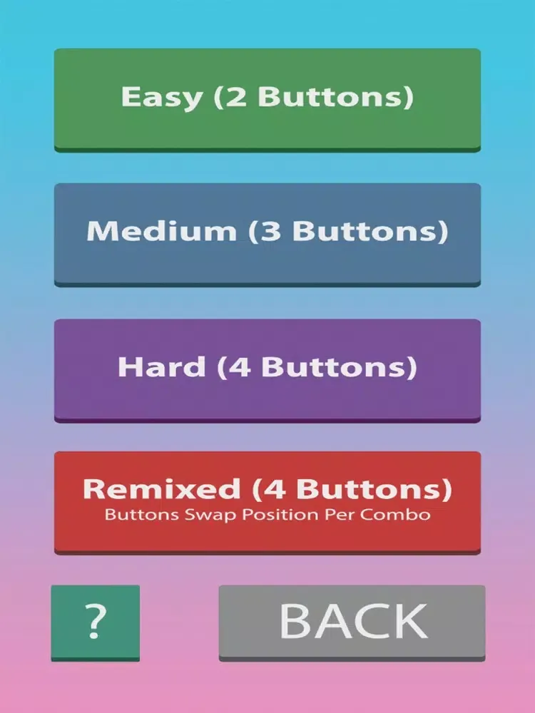 Tangkapan layar Combo Tapper iPad 
