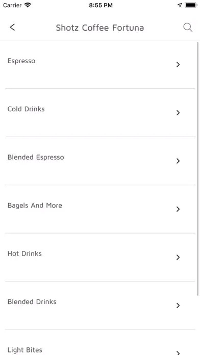 Shotz Coffee應用截圖