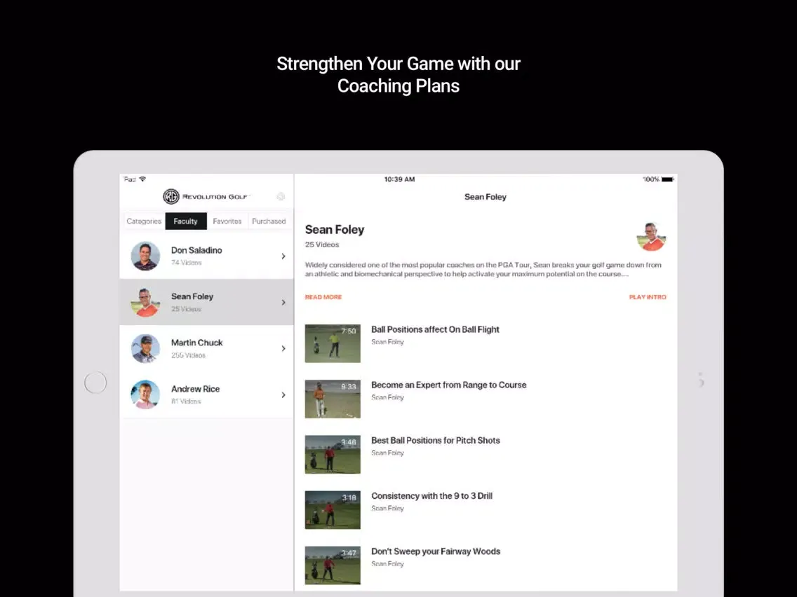 تصاویر Revolution Golf iPad 