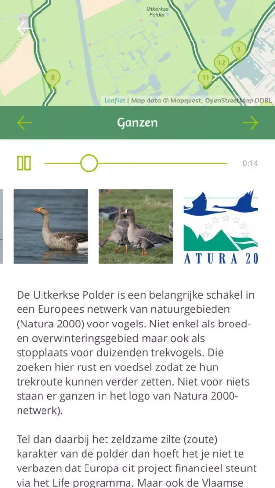 Natuurpunt Routes سکرین شاٹس