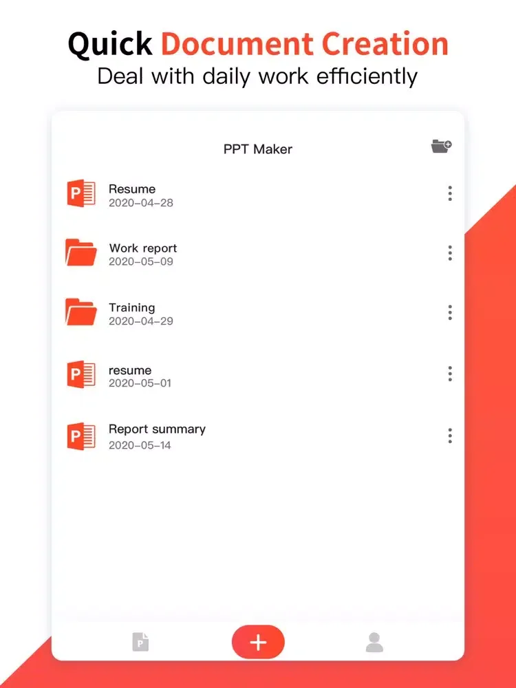 Slides Maker: Slideshow to PDF iPad  スクリーンショット