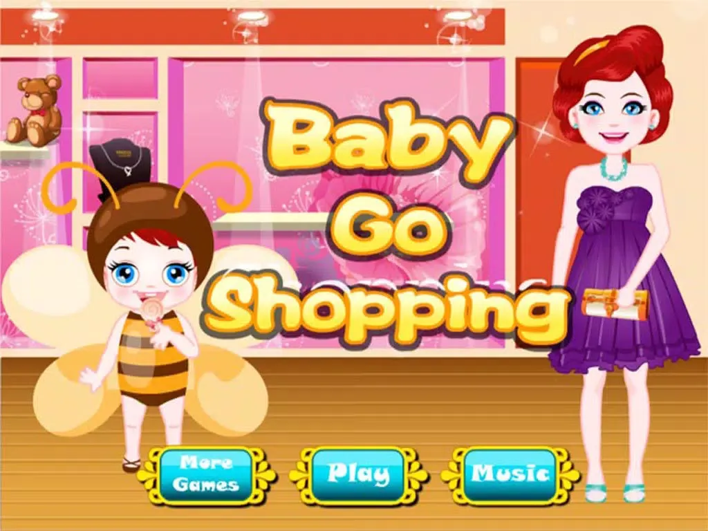 Capturas de tela do Baby Go Shopping iPad 