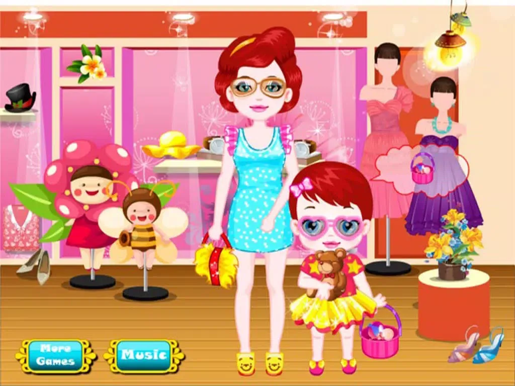 Capturas de tela do Baby Go Shopping iPad 